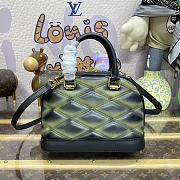 Louis Vuitton LV Alma BB Malletage Leather M23576 Green Size 23.5 x 17.5 x 11.5 cm - 6