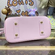 Louis Vuitton LV Alma BB Malletage Leather M24453 Pink Size 23.5 x 17.5 x 11.5 cm - 4