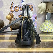 Louis Vuitton LV Alma BB Malletage Leather M23666 Black Size 23.5 x 17.5 x 11.5 cm - 2