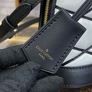Louis Vuitton LV Alma BB Malletage Leather M23761 White Size 23.5 x 17.5 x 11.5 cm - 5