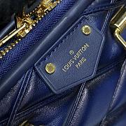 Louis Vuitton LV Alma BB Malletage Leather M23666 Blue Size 23.5 x 17.5 x 11.5 cm - 5