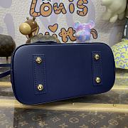 Louis Vuitton LV Alma BB Malletage Leather M23666 Blue Size 23.5 x 17.5 x 11.5 cm - 3
