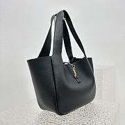 YSL Saint Laurent Bea Supple Cabas Tote Bag Size 33 x 28 x 14 cm - 5