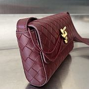 Bottega Veneta Wallace Mini Bag Red Size 21.5 x 13.5 x 4.5 cm - 6