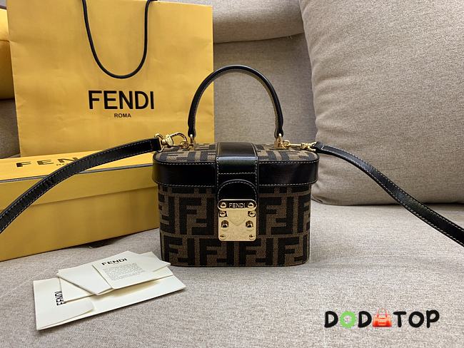 Fendi Zucca Vanity Bag Size 17 x 12 x 9 cm - 1
