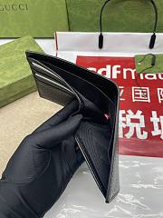 Gucci Black Animalier Leather Zip Around Wallet Size 10.5 x 9.5 cm - 3