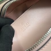 Gucci Pink Leather GG Marmont Small Matelassé Shoulder Bag Size 24 x 13 x 7 cm - 2