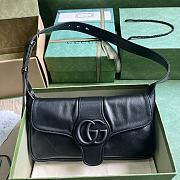 Gucci Aphrodite Small Shoulder Bag In Black Size 27 x 14 x 5 cm - 1
