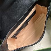 Gucci Aphrodite Small Shoulder Bag In Black Size 27 x 14 x 5 cm - 4