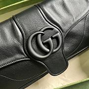 Gucci Aphrodite Small Shoulder Bag In Black Size 27 x 14 x 5 cm - 3