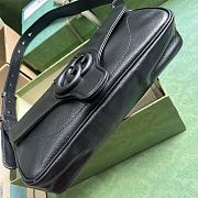 Gucci Aphrodite Small Shoulder Bag In Black Size 27 x 14 x 5 cm - 2