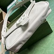 Gucci Aphrodite Small Shoulder Bag In White Size 27 x 14 x 5 cm - 5