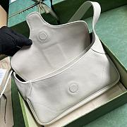 Gucci Aphrodite Small Shoulder Bag In White Size 27 x 14 x 5 cm - 4