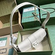 Gucci Aphrodite Small Shoulder Bag In White Size 27 x 14 x 5 cm - 2