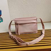 Prada Small Padded Re-Nylon Shoulder Pink Bag Size 16 x 11 x 23 cm - 6
