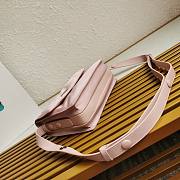Prada Small Padded Re-Nylon Shoulder Pink Bag Size 16 x 11 x 23 cm - 3