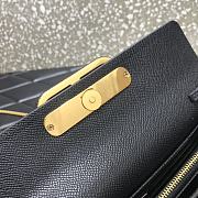 Valentino Garavani Small Leather Chain Wallet Black Size 20 x 5.5 x 10 cm - 2