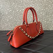 Valentino Garavani Rockstud Handbag Orange Size 34 x 11 x 8 cm - 6