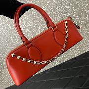 Valentino Garavani Rockstud Handbag Orange Size 34 x 11 x 8 cm - 2