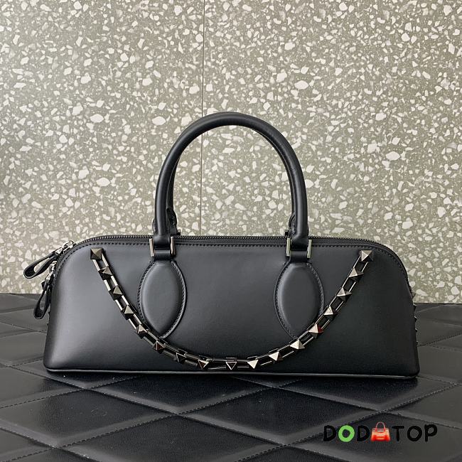 Valentino Garavani Rockstud Handbag Black Size 34 x 11 x 8 cm - 1