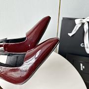 YSL Heels Black/Red/White 8 cm - 2