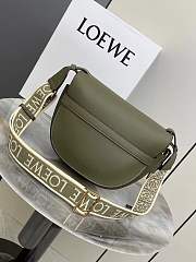 Loewe Gate Dual Crossbody Bag Green Size 25 x 19 x 11.5 cm - 3