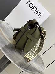 Loewe Gate Dual Crossbody Bag Green Size 25 x 19 x 11.5 cm - 2
