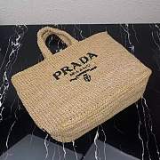 Prada Raffia Tote Bag Size 40 x 34 x 15 cm - 3