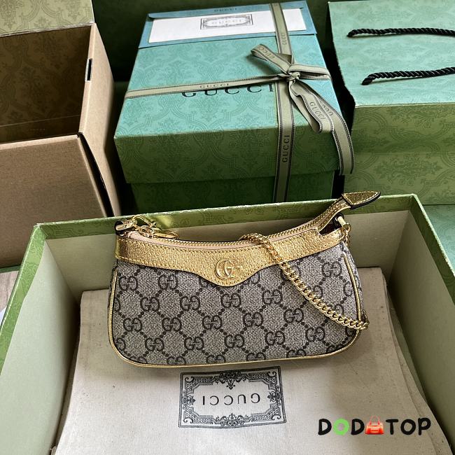 Gucci Ophidia Mini Bag Gold Size 10 x 19 x 3 cm - 1