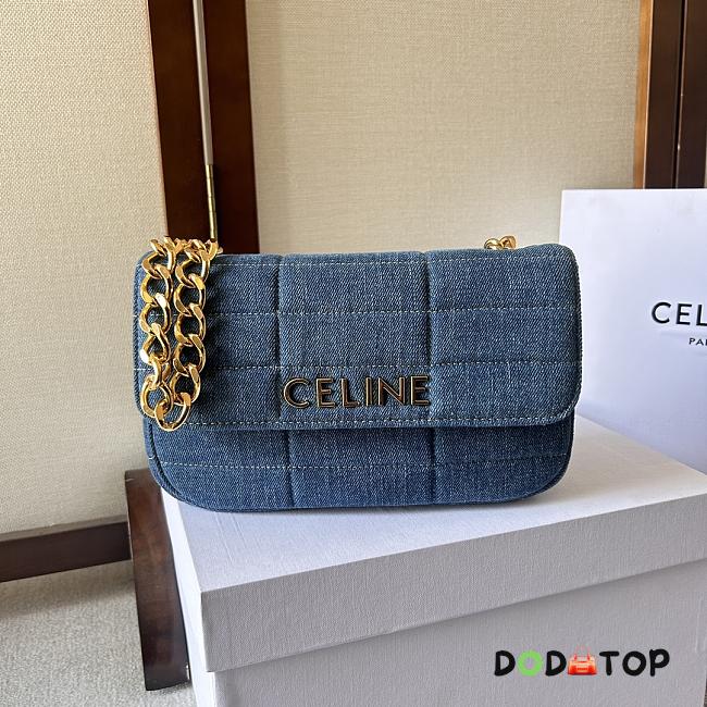 Celine Chain Shoulder Bag Size 24 x 15 x 5 cm - 1