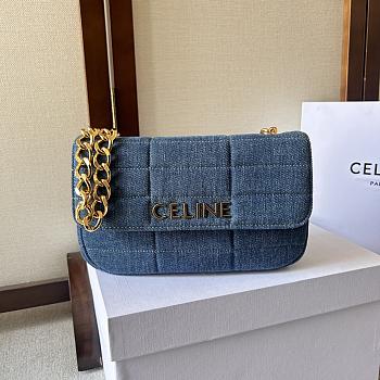 Celine Chain Shoulder Bag Size 24 x 15 x 5 cm