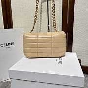 Celine Chain Shoulder Bag Beige Size 24 x 15 x 5 cm - 2