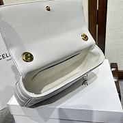 Celine Chain Shoulder Bag White Size 24 x 15 x 5 cm - 5