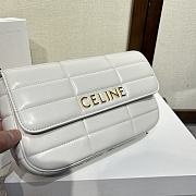 Celine Chain Shoulder Bag White Size 24 x 15 x 5 cm - 4