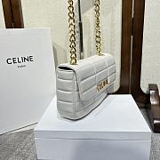 Celine Chain Shoulder Bag White Size 24 x 15 x 5 cm - 3