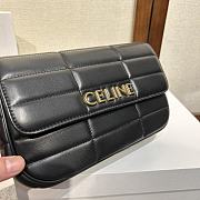 Celine Chain Shoulder Bag Black Size 24 x 15 x 5 cm - 5