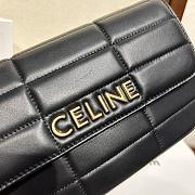 Celine Chain Shoulder Bag Black Size 24 x 15 x 5 cm - 4