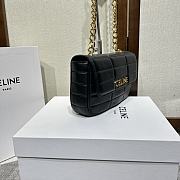 Celine Chain Shoulder Bag Black Size 24 x 15 x 5 cm - 3