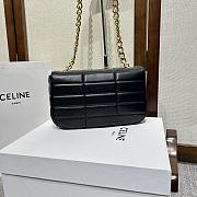 Celine Chain Shoulder Bag Black Size 24 x 15 x 5 cm - 2