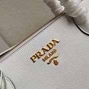 Prada Double Shoulder Strap Handbag White Size 24 x 19 x 12 cm - 4