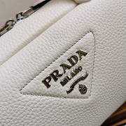Prada Leather Top-Handle Bag White Size 24 x 12 x 8.5 cm - 3