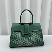 Goyard Saigon Large Handbag Green Size 34 × 14 × 26 cm - 6