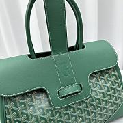 Goyard Saigon Large Handbag Green Size 34 × 14 × 26 cm - 5