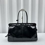 Prada Black Medium Leather Handbag Size 38 x 25 x 13 cm - 5