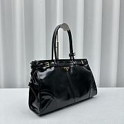 Prada Black Medium Leather Handbag Size 38 x 25 x 13 cm - 4