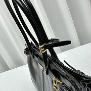 Prada Black Medium Leather Handbag Size 38 x 25 x 13 cm - 2