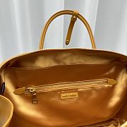 Miu Miu Logo-Embossed Leather Handbag Size 34.5 × 11.5 × 23 cm - 3
