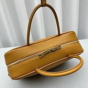 Miu Miu Logo-Embossed Leather Handbag Size 34.5 × 11.5 × 23 cm - 4