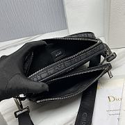 Dior Saddle Triple Pouch Black Dior Oblique Size 18 x 25 x 5 cm - 5