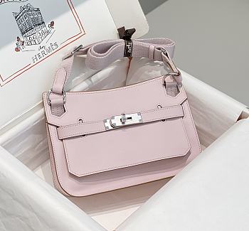 Hermès Jypsiere Pink Silver Hardware Size 23 x 17 x 5 cm